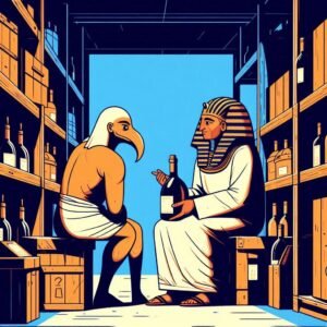 la elaboración de vino en el antiguo egipto