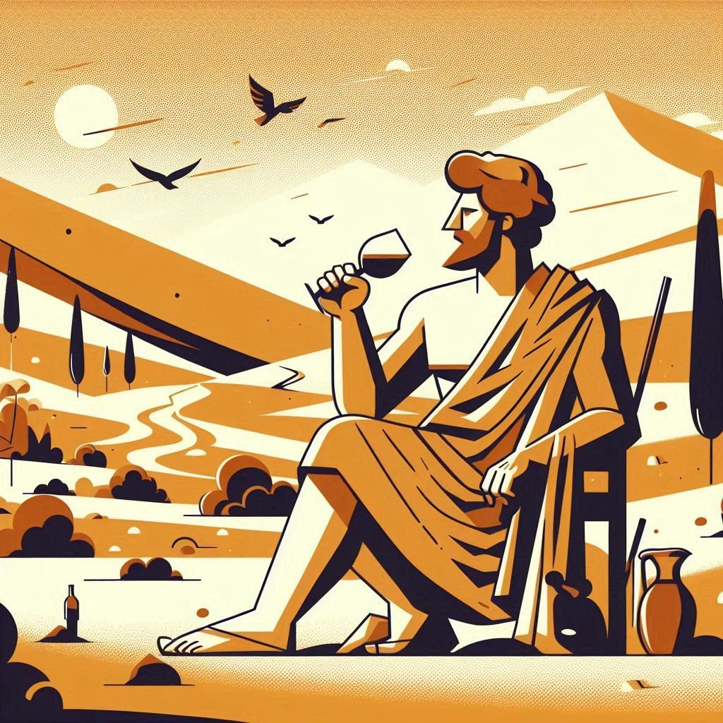 la historia del vino en la antigua grecia