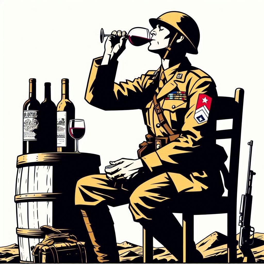 la segunda guerra mundial y el vino