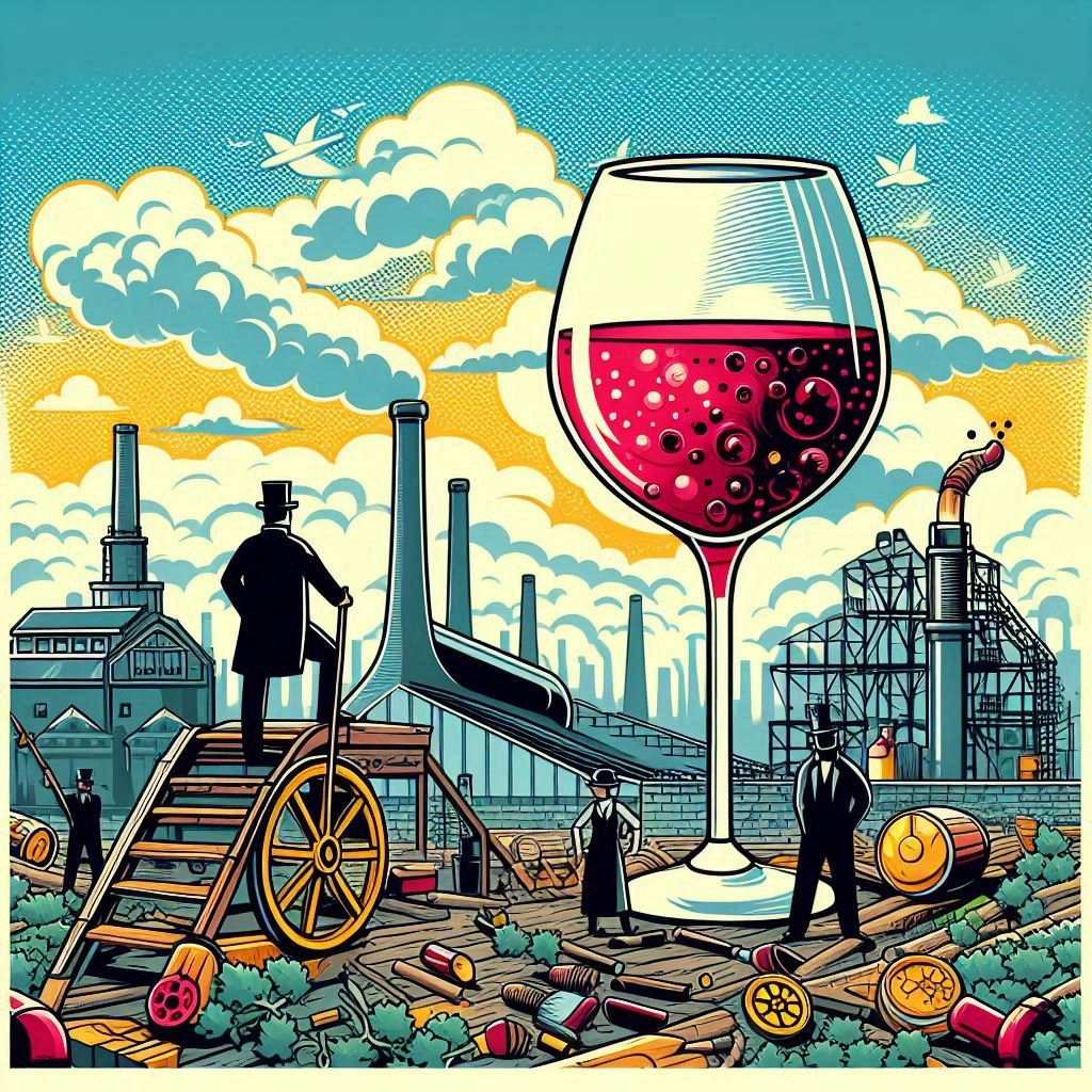 El vino en la revolución industrial