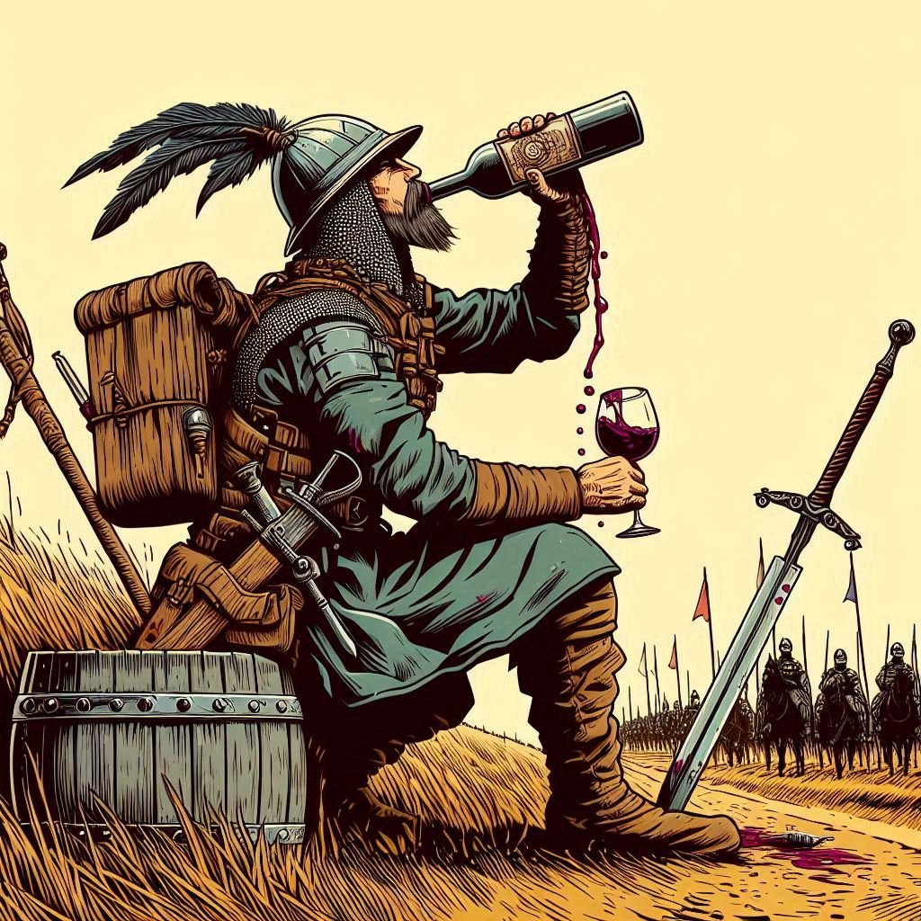 control del comercio de vino medieval